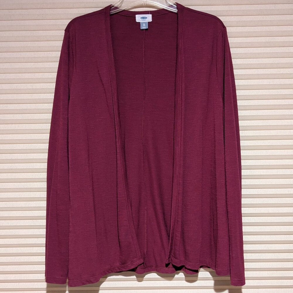 Old Navy Women's Burgundy Cardigan